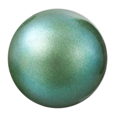 Preciosa pearl ball, Nacre Pearl, shape: Round, 4 mm, colour: pearlescent green