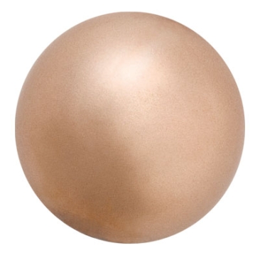 Preciosa Perle Bille, Nacre Pearl, Forme : Rond, 6 mm, Couleur : bronze