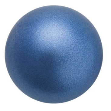 Preciosa pearl ball, Nacre Pearl, shape: Round, 12 mm, Colour: blue