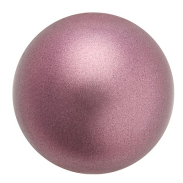 Preciosa Round Nacre Cabochon, diameter 8 mm, colour: light burgundy