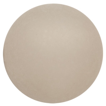 Perle polaire, ronde, env. 16 mm, gris clair