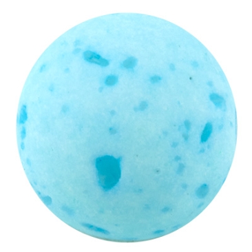 Polaris bead gala sweet, ball, 8 mm, light blue