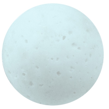 Polaris bead gala sweet, ball, 8 mm, white