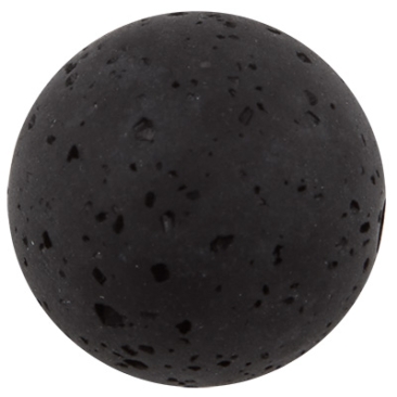 Polaris bead gala sweet, ball, 8 mm, black