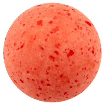 Perle polaire gala sweet, boule, 8 mm, rouge