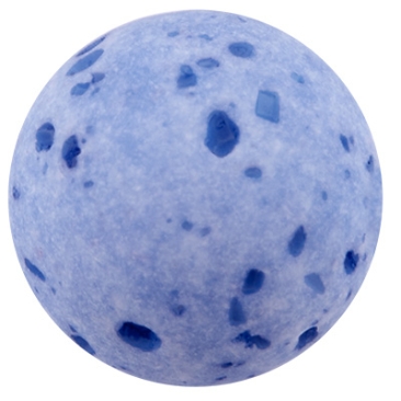 Polaris bead gala sweet, ball, 12 mm, capri blue