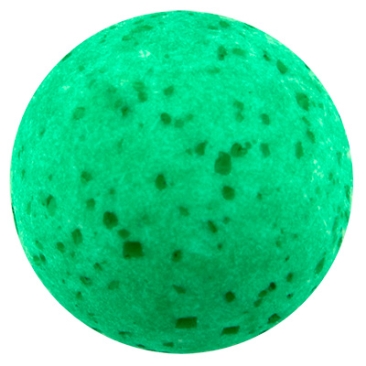 Polaris kraal gala lief, bol, 20 mm, turkoois groen
