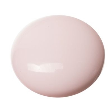 Polaris Opaque Cabochon, round, 12 mm, pink