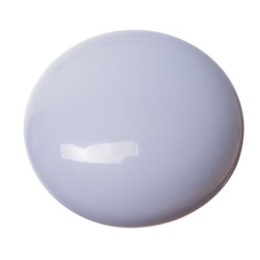Polaris Opaque Cabochon, round, 12 mm, lavander