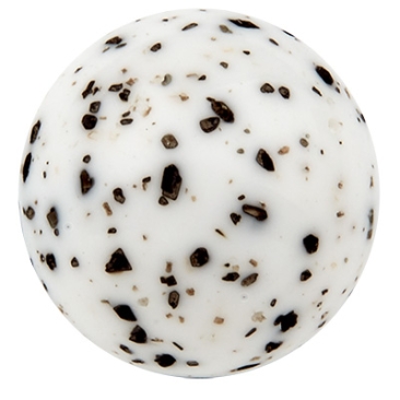 Polaris Sassi, boule, env. 8 mm, blanc