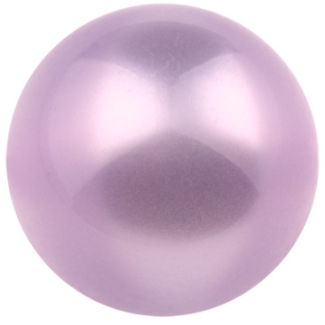 Polaris bead shiny, round, approx. 14 mm, violet