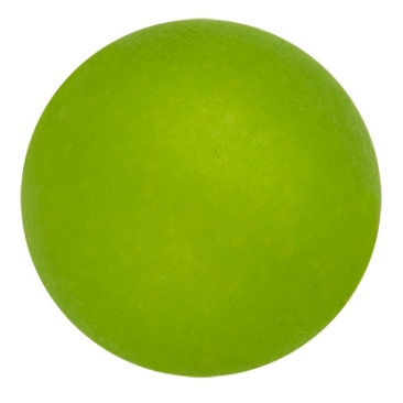 Polaris bead, round, approx. 20 mm, green