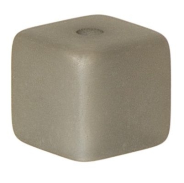 Cube Polaris, 8 x 8 mm, gris foncé