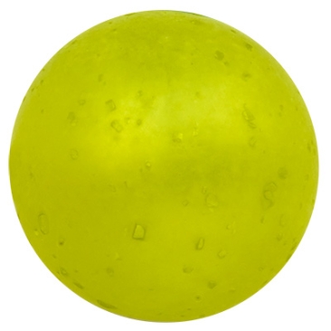 Polaris bead sweet, round, approx.10 mm, light green