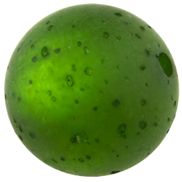Polaris bead sweet, round, approx.10 mm, dark green
