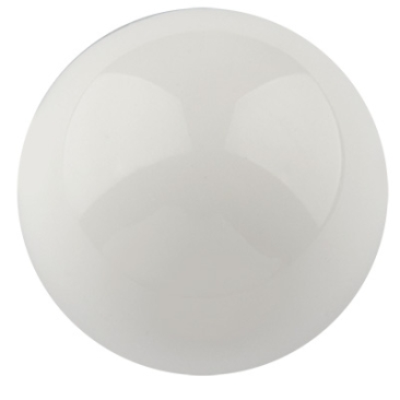 Boule Polaris 10 mm opaque, blanche