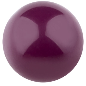 Boule Polaris 14 mm opaque, violet foncé
