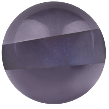 Boule Polaris 10 mm transparente, bleu foncé