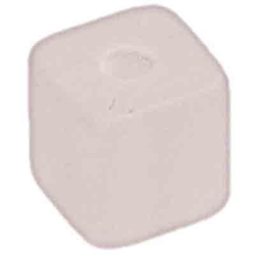 Polaris cubes, 6 x 6 mm, white