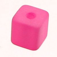 Polaris cubes, 6 x 6 mm, rose