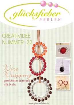 "Wire Wrapping - wrapped jewellery with wire" DIY Magazine, CREATIVIDEEN Number 22