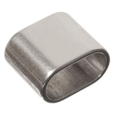 Spacer for sail rope (10 mm diameter), 20 x 24 mm, silver-plated