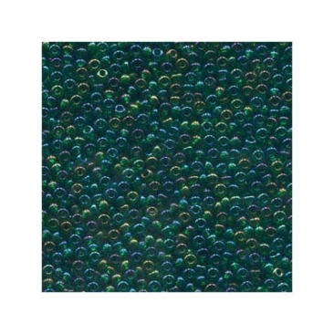 11/0 Preciosa Rocailles Perlen, Rund (ca. 2 mm), Farbe: Green Opal, Röhrchen mit ca. 24 Gramm