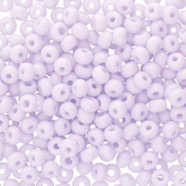 6/0 Preciosa Rocailles Perlen, Rund (ca. 4 mm), Farbe: Lilac, Röhrchen mit ca. 20 Gramm