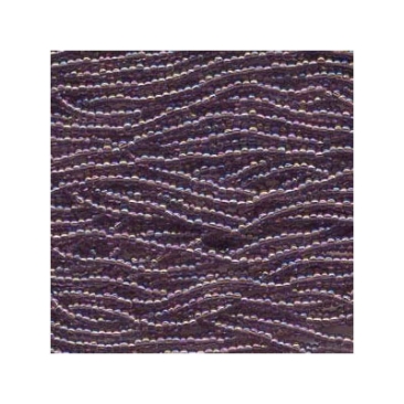 8/0 Preciosa Rocailles Perlen, Rund (ca. 3 mm), Farbe: Amethyst AB, Röhrchen mit ca. 22 Gramm