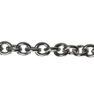 Anchor chain, coarse link, 1m, silver-coloured