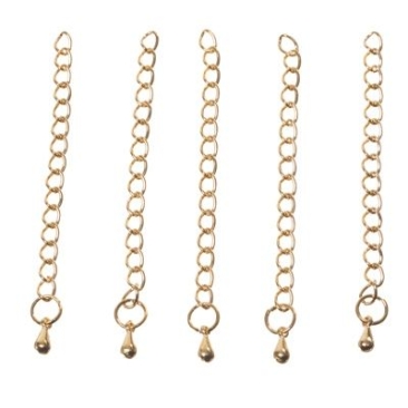 5 extension chains, gold-coloured