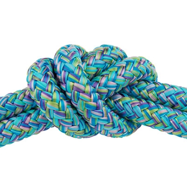 Sail rope, diameter 10 mm, length 1 m, blue mix