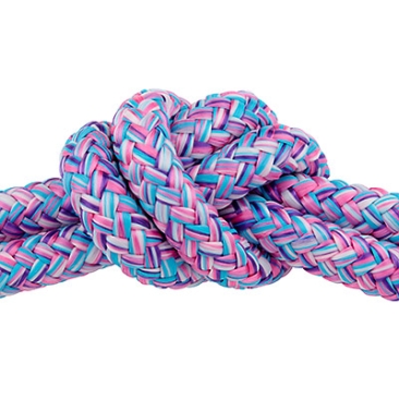 Sail rope, diameter 6 mm, length 1 m, multicolour mix