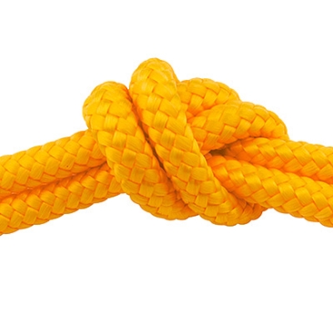 Sail rope, diameter 6 mm, length 1 m, yellow