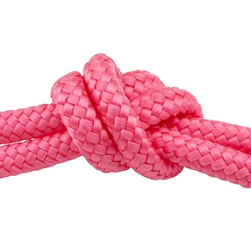 Sail rope, diameter 6 mm, length 1 m, Strong Pink
