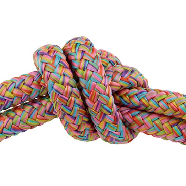 Sail rope, diameter 8 mm, length 1 m, multicolour mix