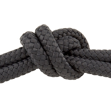 Sail rope, diameter 8 mm, length 1 m, anthracite