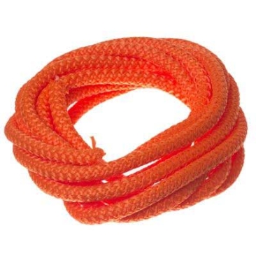 Corde à voile diamètre 2,0 mm, couleur orange fluo, longueur 1 mètre