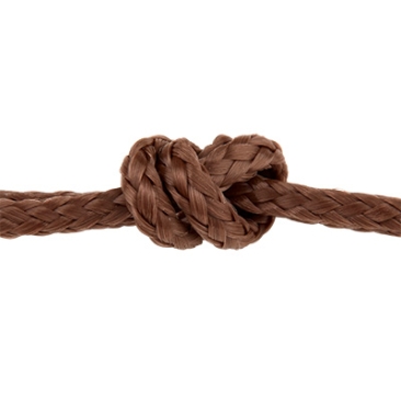 Sail rope diameter 2.0 mm, colour chocolate brown, length 1 metre
