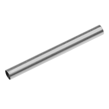 Stainless steel bead, tube, silver-coloured, 30x3 mm, hole: 2.7 mm