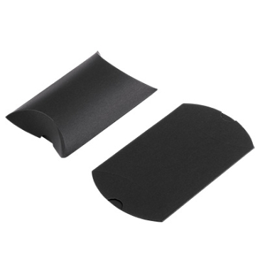 Emballage pour coussin, noir, 6,5 x 58 x 2.5 cm