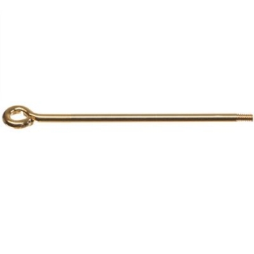 Interchangeable rod screw thread, approx. 35 mm, gold-plated