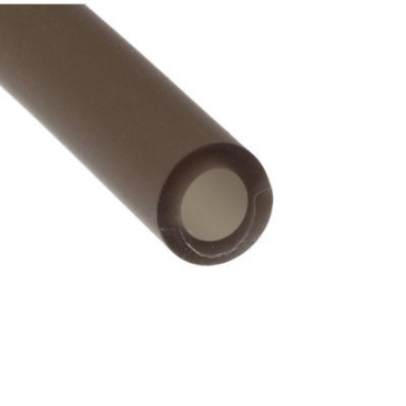PVC hose 6.5 mm round, dark grey