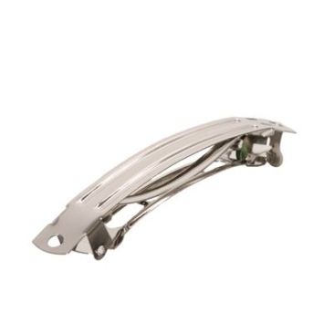 Hair clip, silver-coloured, approx. 40 mm