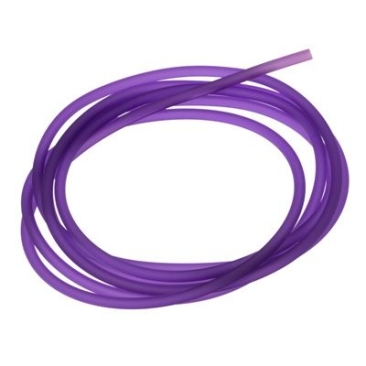 2 metre PVC hose, diameter 2.5 mm, colour: violet