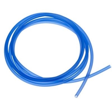 2 metre PVC hose, diameter 2.5 mm, colour: azure blue