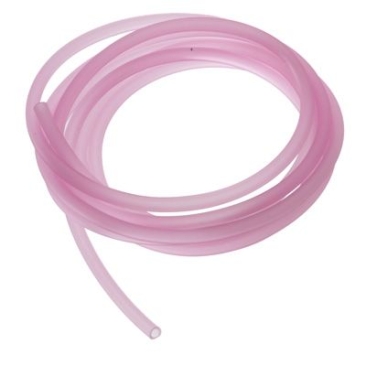 PVC-slang van 2 meter, diameter 2,5 mm, kleur: pioenroos