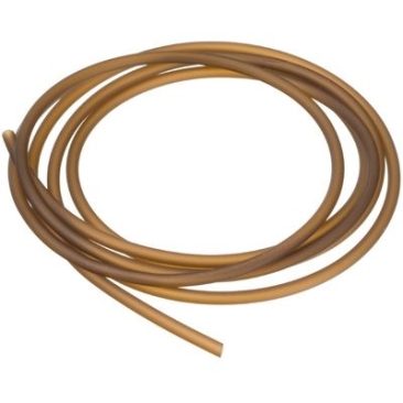 PVC-slang van 2 meter, diameter 2,5 mm, kleur: bruin