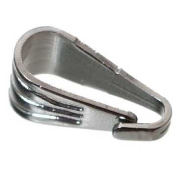 Collier loop medium, length 11.5 mm, silver-coloured