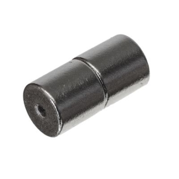 Micro-fermoir magnétique, 12 x 6 mm, argenté